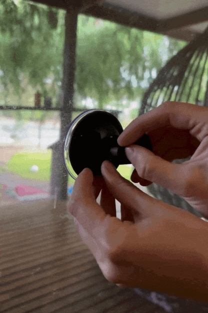 My Blackout locking suction cup demonstration