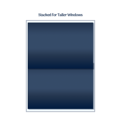 Blinds for taller windows